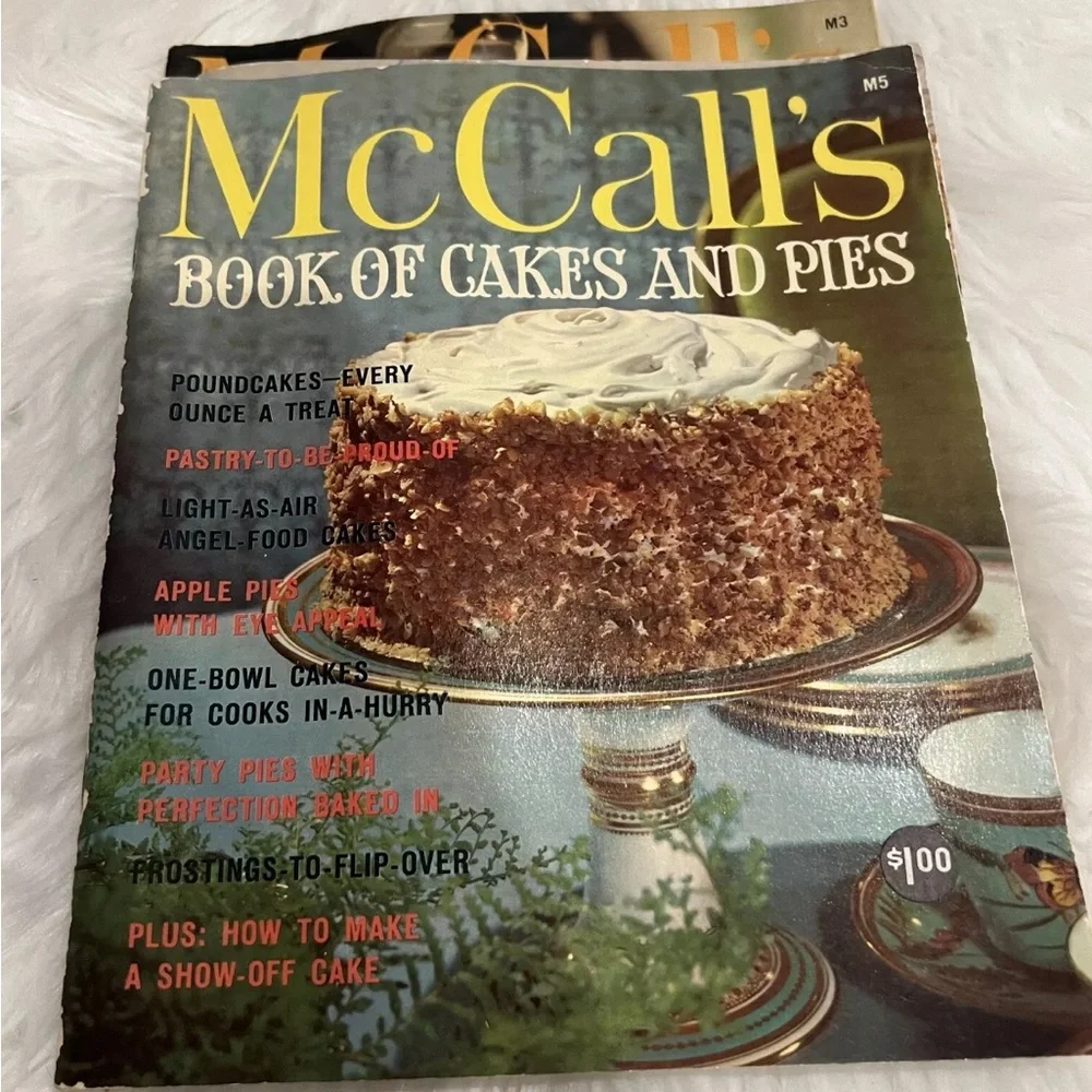 Vintage McCall’s Collection Cookbook Holder includes 1965‎ Set of 3 Cookbooks